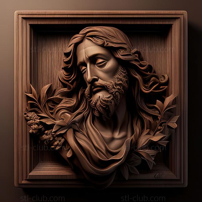 3D model st jesus (STL)